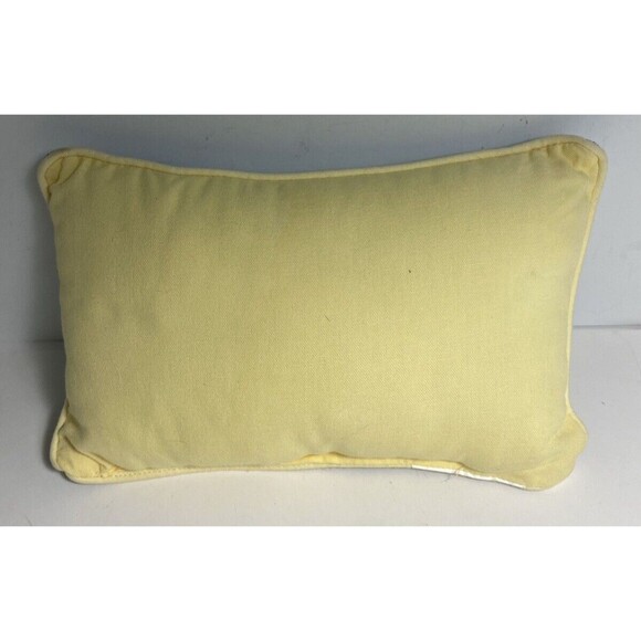 Happy Easter Baby Chick Decorative Mini Throw Accent Pillow 12 by 6 Inch - Picture 3 of 3